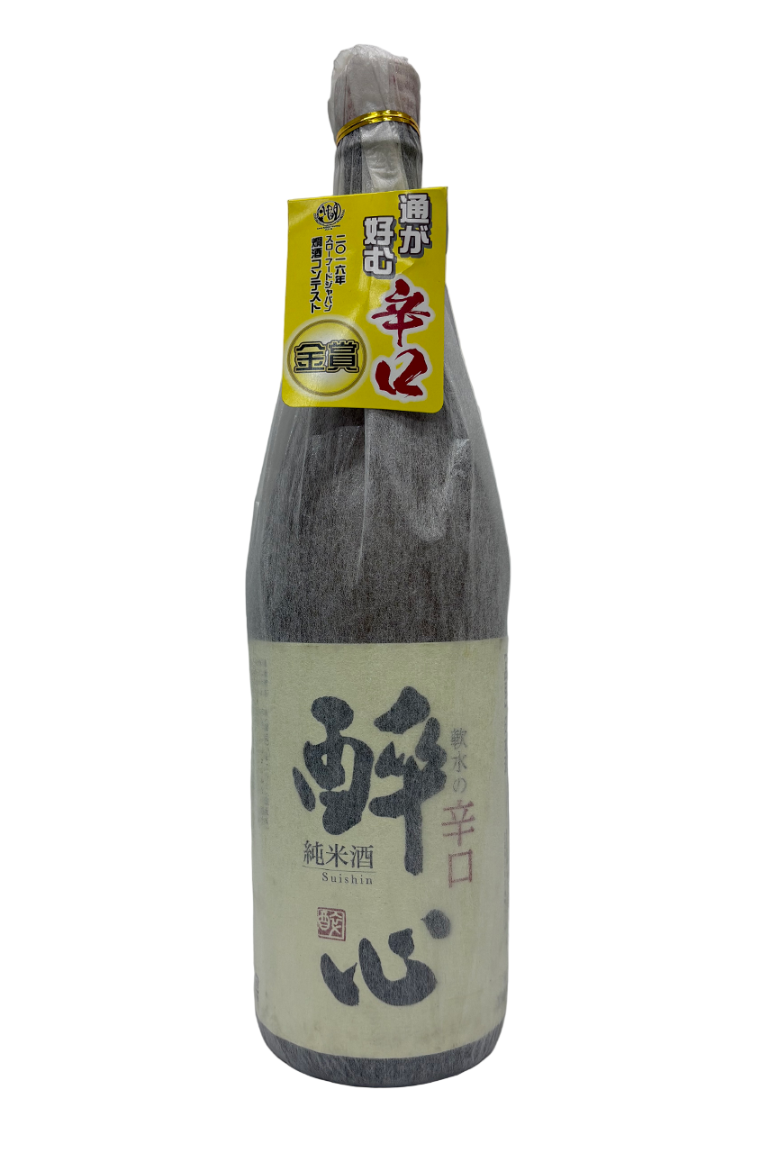 醉心 純米酒 軟水の辛口 1800ml – 【日本酒とウイスキー】こあやリカー