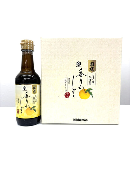 香りのしずく　ぽんずしょうゆ　ゆず　250ml×３本セット