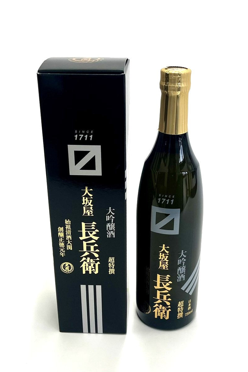 日本酒,大関,大坂屋,長兵衛,超特撰,大吟醸,720ml