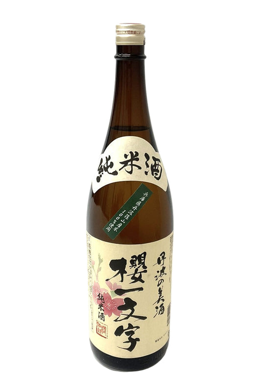 日本酒,純米酒,櫻一文字,丹波の美酒,1800ml