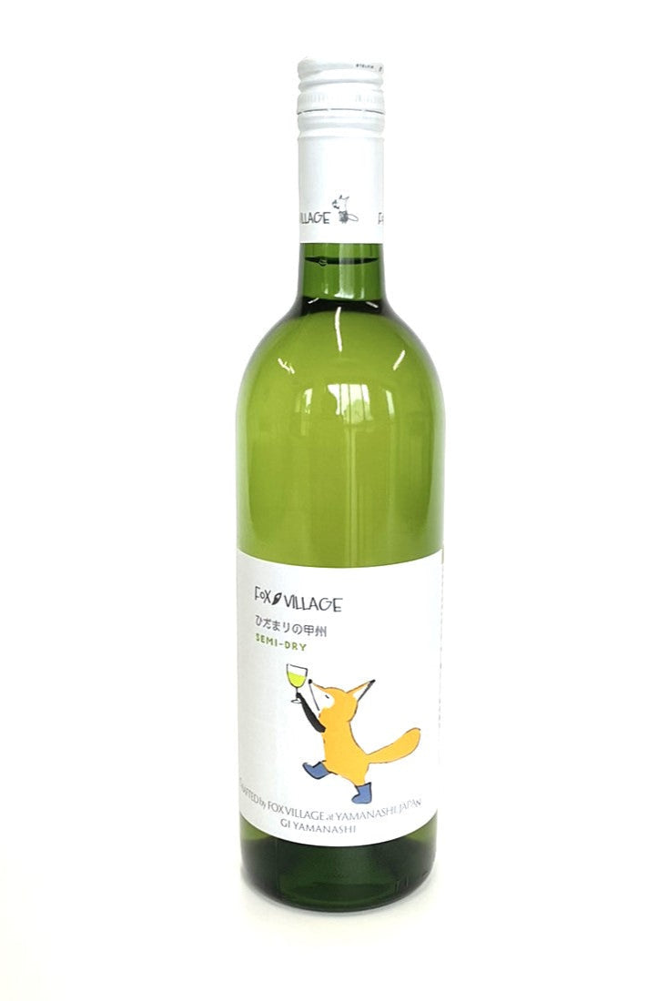 ワイン,きつね,白,飲みやすい,日本ワイン,ひだまりの甲州,750ml